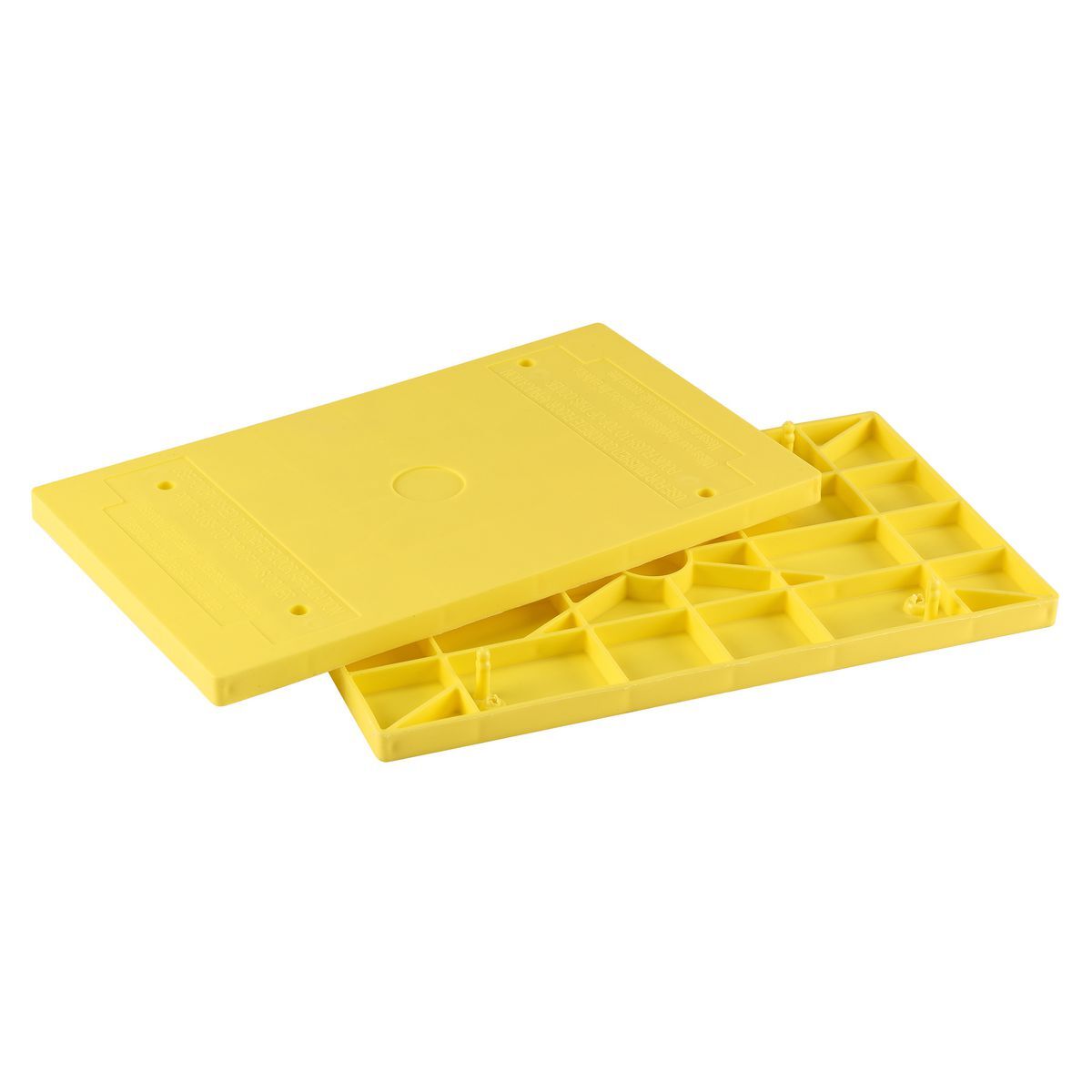 24GEXTENDCAP2PK Stackable Extender Cap, For Use With CFB2, CFB4 Series 2/4-Gang Rectangular Pre-Pour Concrete Floor Box, 1/2 in Raise