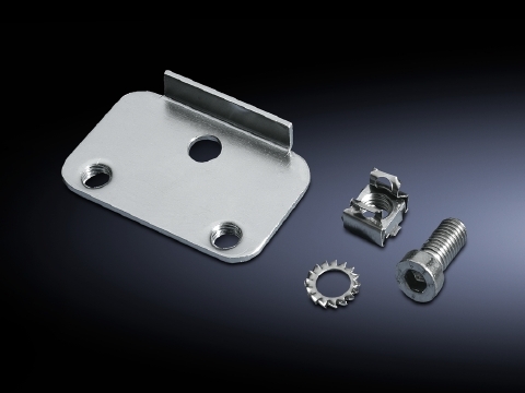 8800220 Base/Plinth Adaptor, For Use With TS 8 Series Enclosure, 4612.000, 7493.000 Model, Carbon Steel