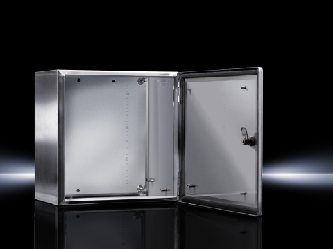 9407600 EX/KE Compact Empty Enclosure, 30 in W x 12 in D, NEMA 4X/IP66, Stainless Steel