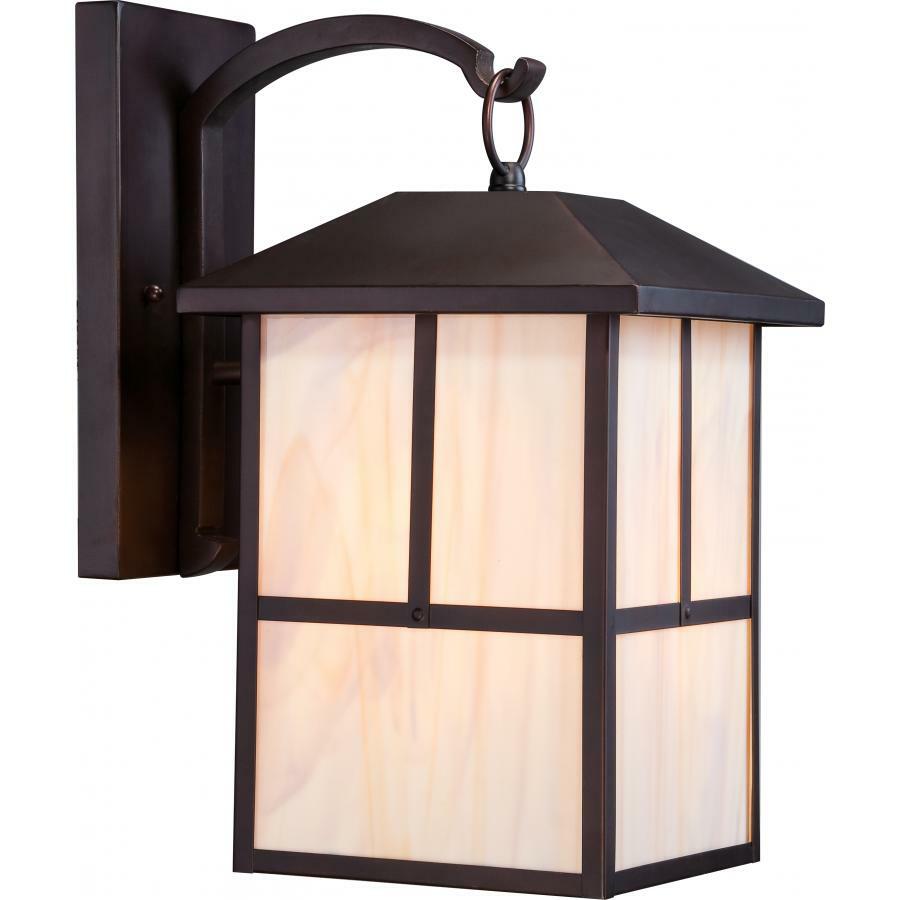 60-5673 Nuvo Tanner Traditional Light Fixture, (1) A19 Lamp, 120 VAC, Claret Bronze Housing