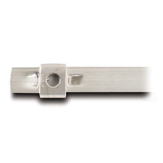 SS10-180 Ty-Rap Miniature Cable Tie, 10 in L x 0.177 in W x 0.015 in THK, 304 Stainless Steel, Metallic Gray