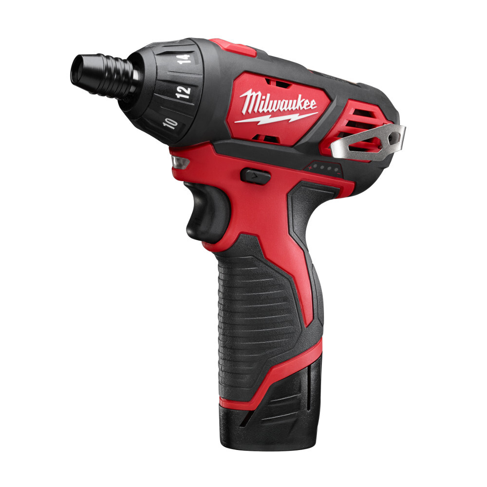 2401-22 Compact Lightweight Cordless Screwdriver Kit, 1/4 in Chuck, 12 V DC, 150 in-lb Torque, Li-Ion Battery