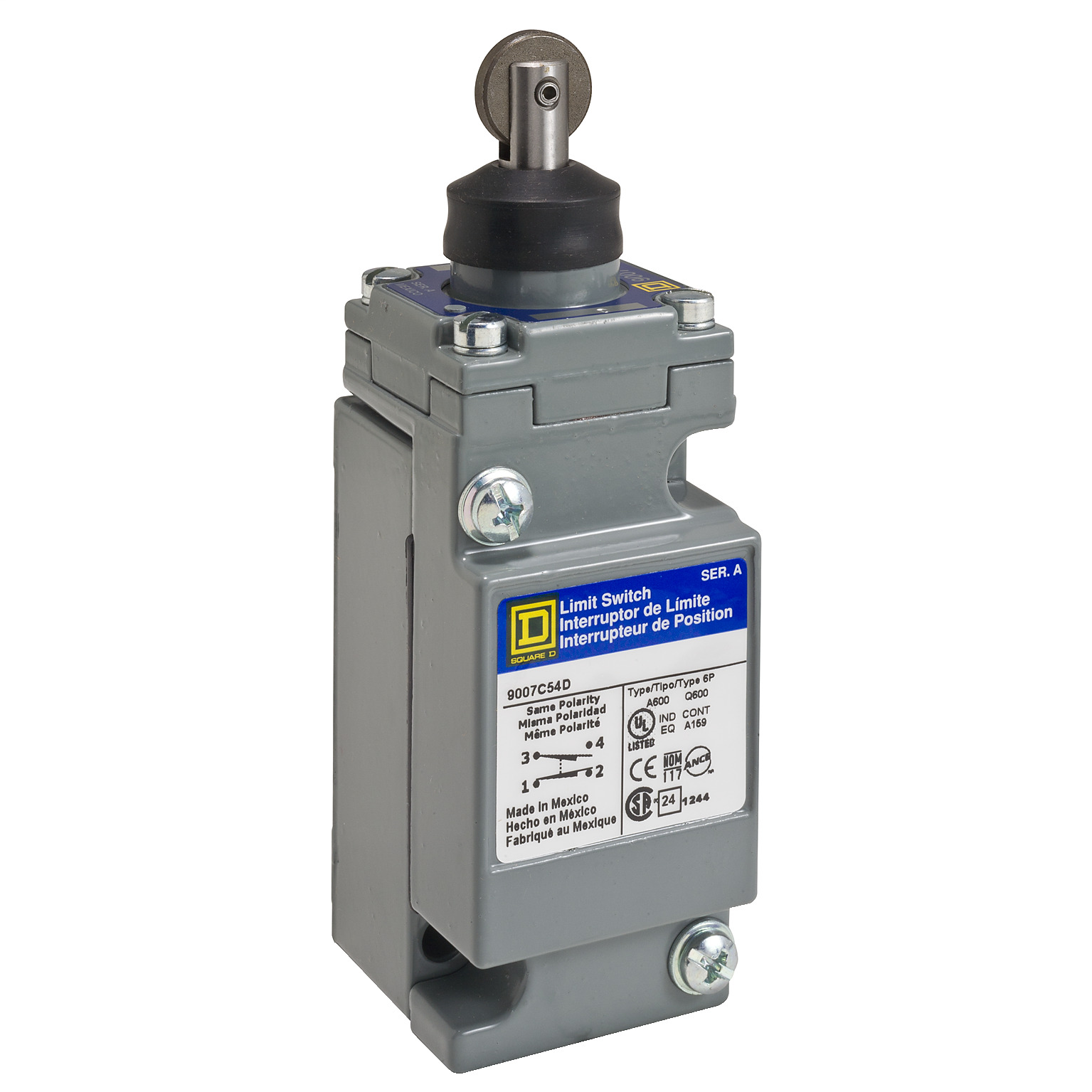 LIMIT SWITCH 600V 10AMP C +OPTIONS