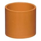 1-1/2 Inch Resi-Gard orange non-metallic standard coupling.
