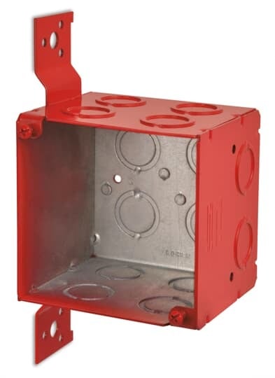521911234CVRD Steel City Specialty Outlet Box, Steel, 46 cu-in Capacity, (1) Outlets, (14) Knockouts, 4 in H x 4 in W x 3-1/2 in D