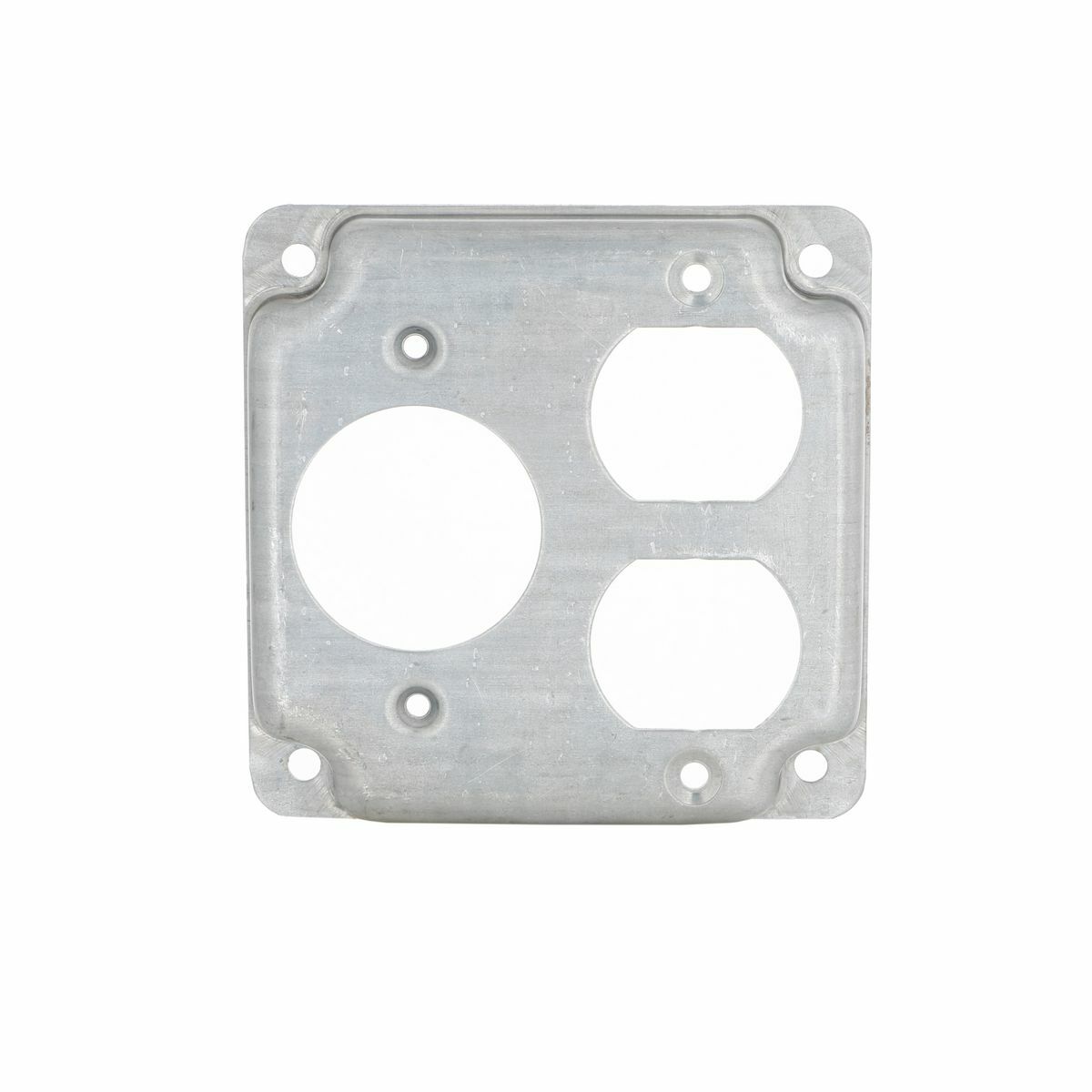 831C Square Exposed Work Cover, 4.19 in L x 4.19 in W x 1/2 in D, Steel