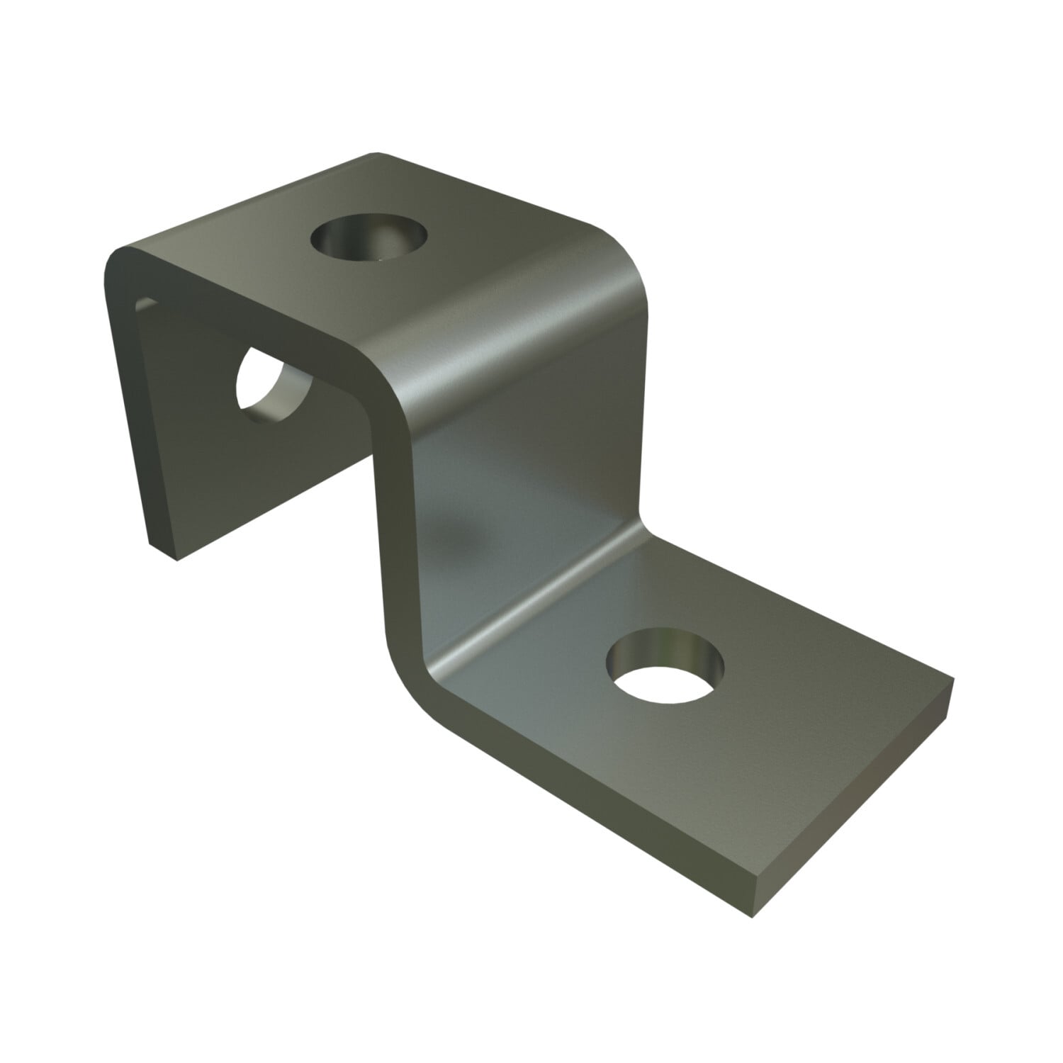 P1046A-EG Channel Wing-Shaped Fitting, 4 Holes, 4-1/32 in L x 1-5/8 in W, For Use With 1-5/8 in W Series Channel, HRPO Steel