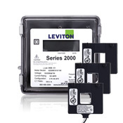 2O208-1W VerifEye 2000 3-Phase 4-Wire Surface Mount Split Meter Kit, 120/208 V AC, 100 A, LCD Display, Isolated Pulse Output Communication