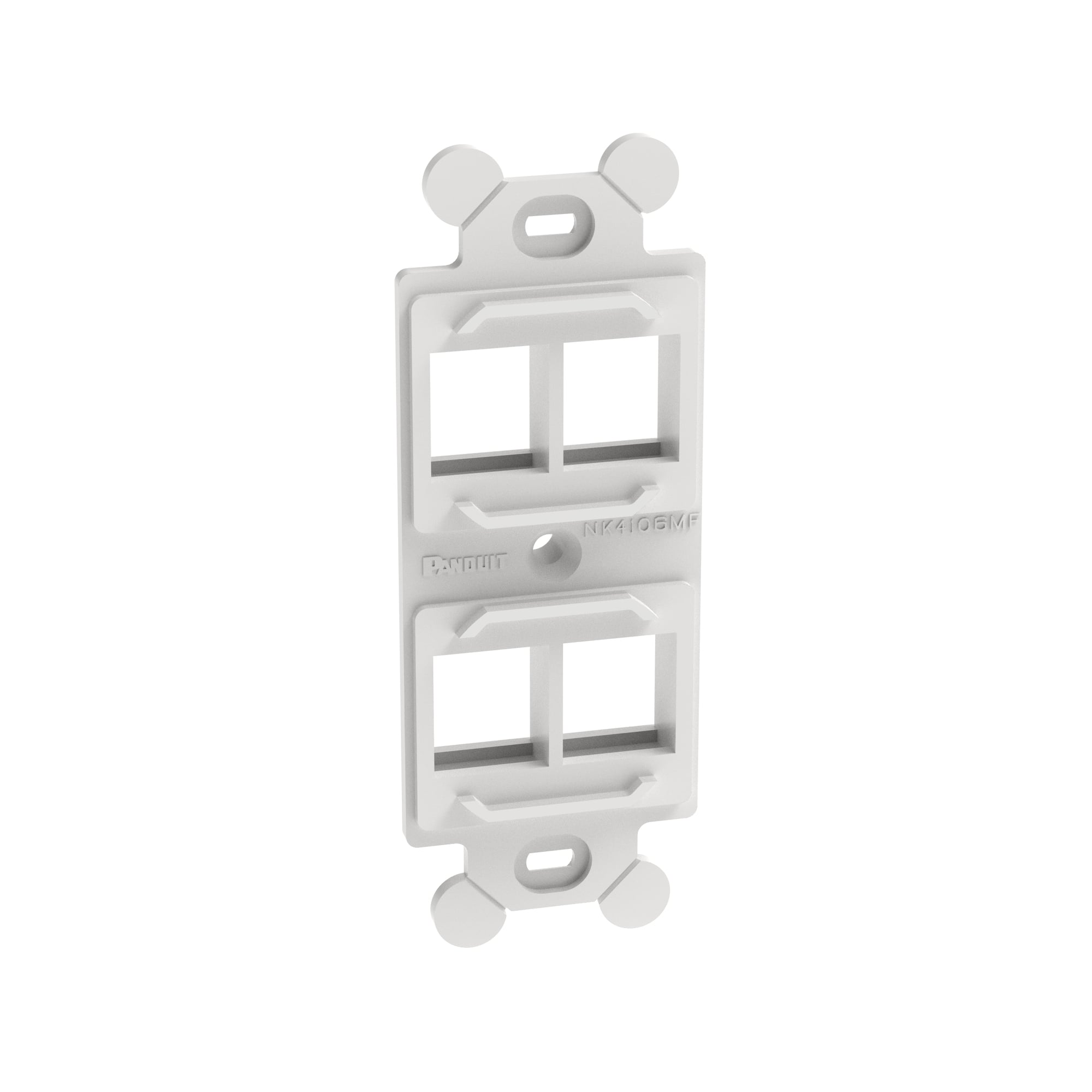 NetKey Adapter, 4-Port, White, 106 NEMA Style