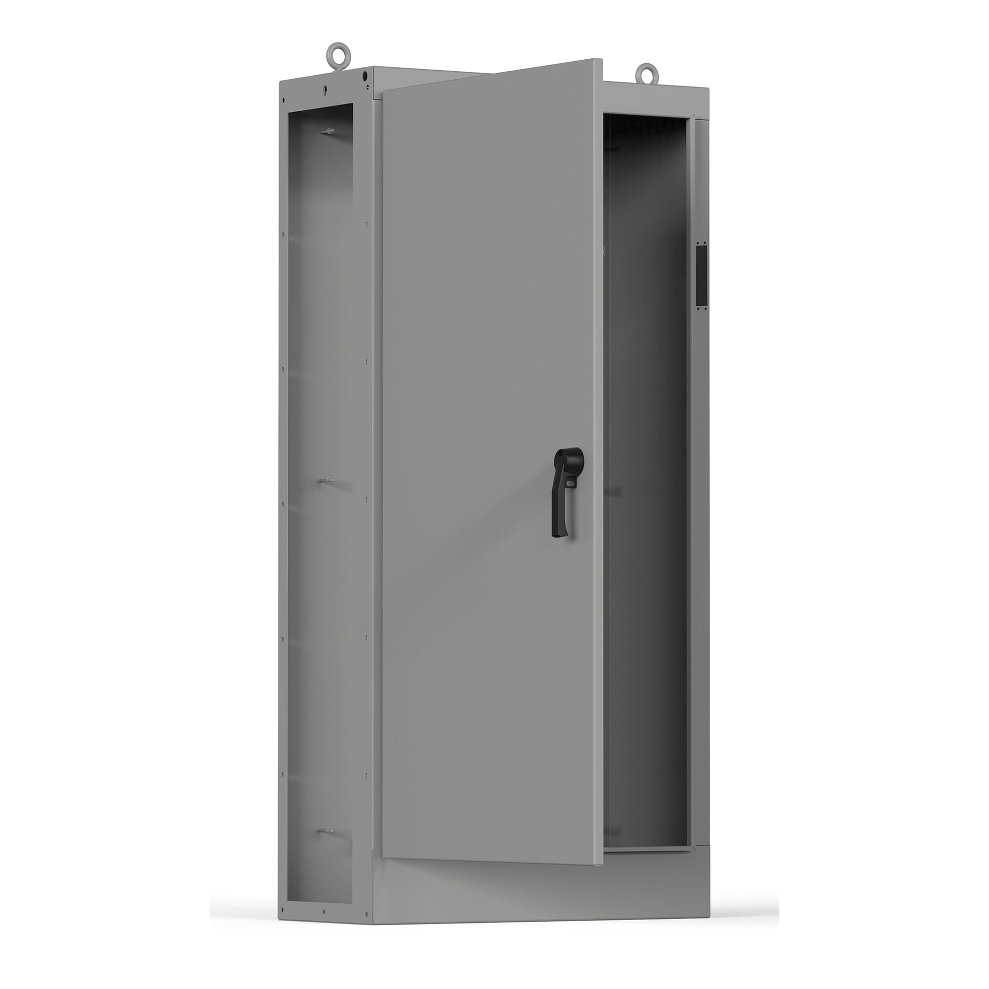 AU84X4018LUCLP Free-Stand Enclosure, x 40.24 in W x 18.11 in D, Type 4/Type 12/Type 3R NEMA Rating, Mild Steel