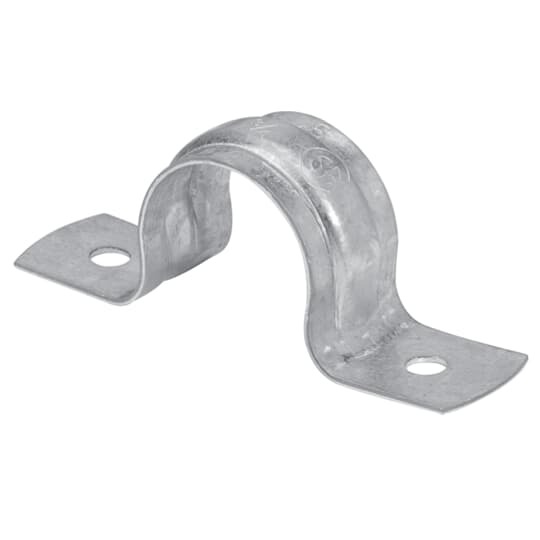 CI1548 Iberville 2-Hole Pipe Strap, 6 in Conduit, Steel