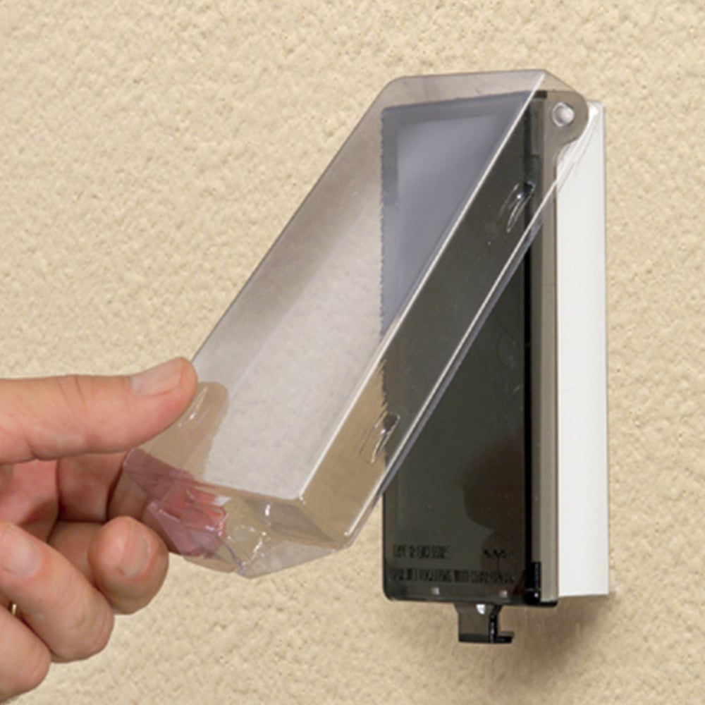 DBVME1C InBox DB Series 1-Piece Low Profile Electrical Box, Plastic, 22 cu-in Capacity, 1 Gangs, 8 in L x 5.75 in W x 5.16 in H
