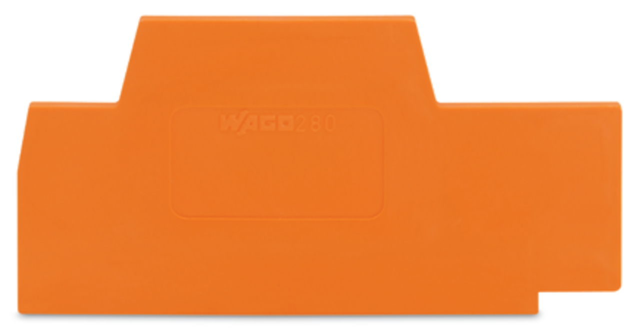 280-343 End Intermediate plate, Orange