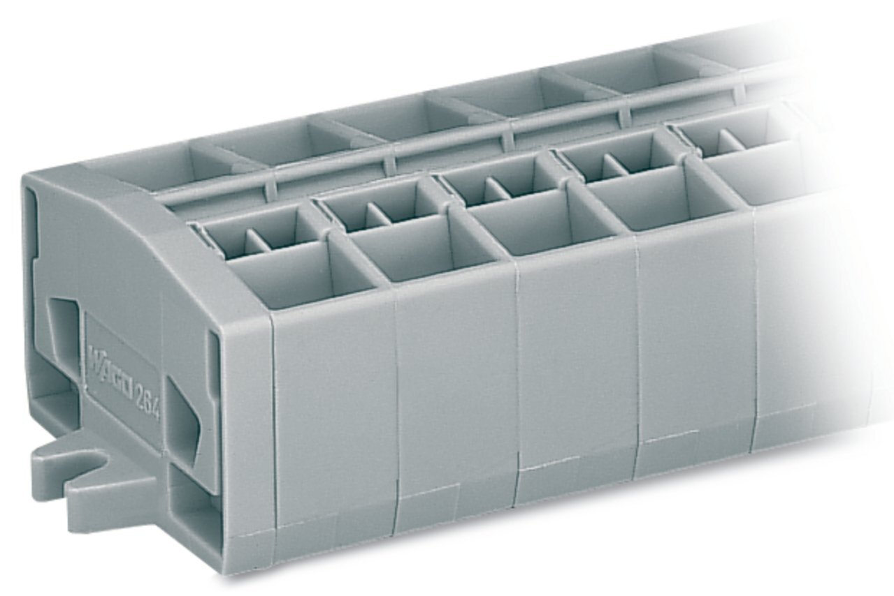 264-204 Operating Tool Terminal Strip, 28 to 12 AWG Conductor, 0.31 to 0.35 in L, Polyamide