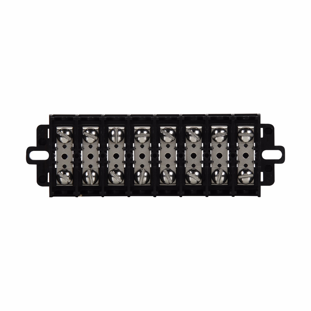 KU12-MT Terminal Block Strips and Barrier Block, 600 V, 60 A, Black