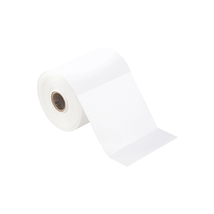 T400X000VP1Y Pan-Code Labeling Tape, 100 ft L x 4 in W, White, Vinyl