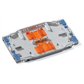 T5PLS-24F High Density Injection Molded Splice Tray, 24 Heatshrink Splice, Noryl