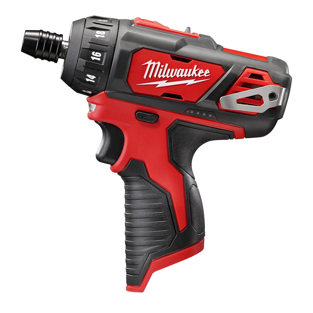 2406-20 M12 Compact Lightweight Cordless Screwdriver, 1/4 in Chuck, 12 VDC, 275 in-lb Torque, Li-Ion Battery