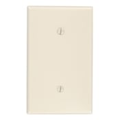 85019 Standard Size Blank Wall Plate, 1 Gangs, 2-3/4 in W x 4-1/2 in H, Thermoset Plastic, Brown