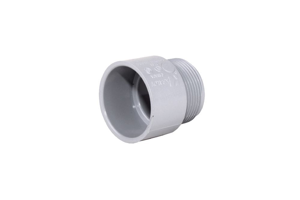 078087 Terminal Adapter, 1-1/4 in, PVC