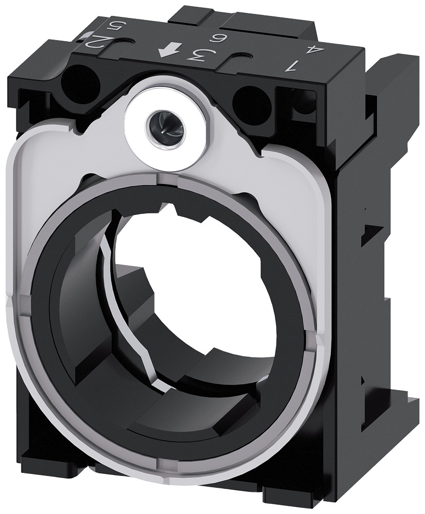 3SU15500AA100AA0 Module Holder, Metallic