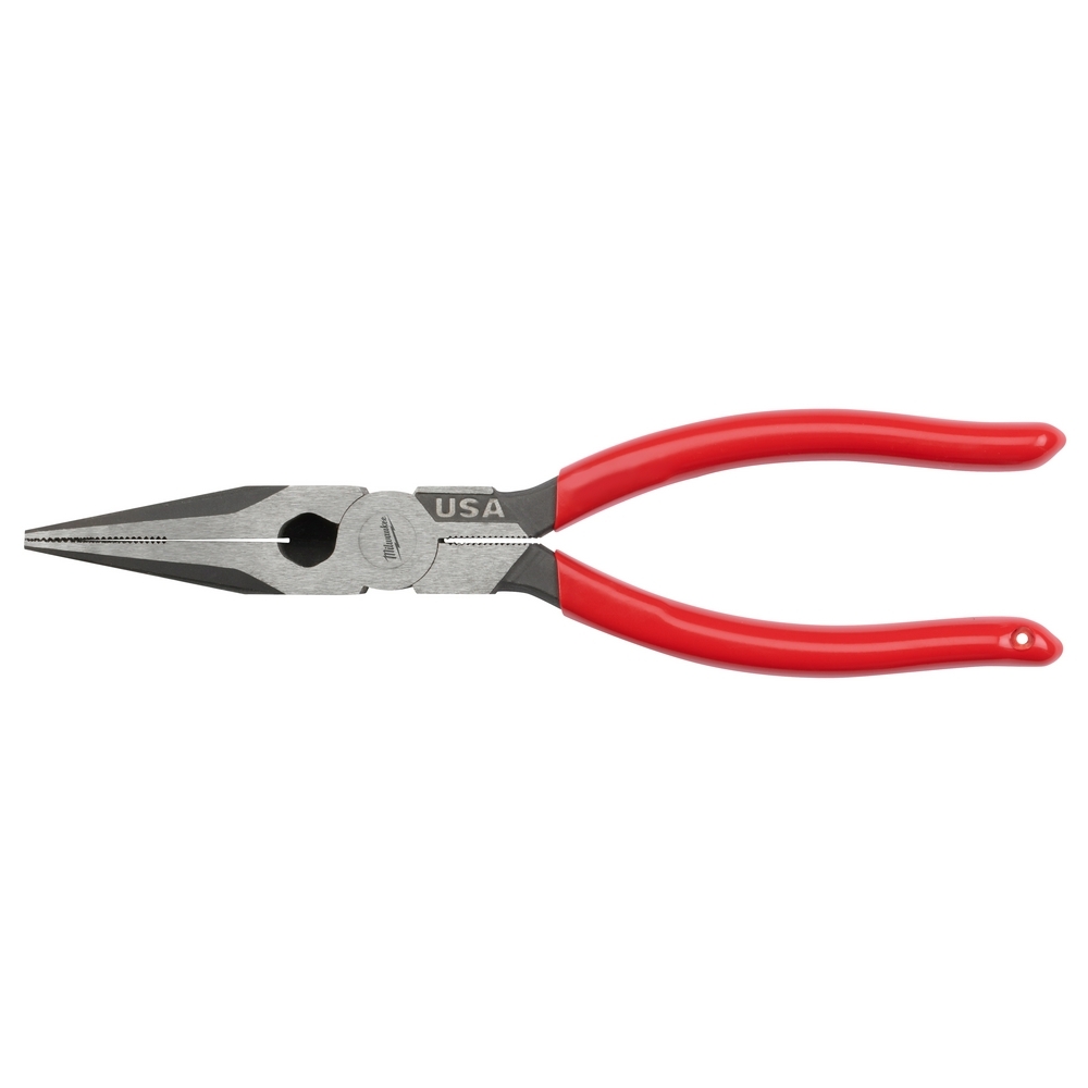 MT505 Needle Nose Plier, Straight Jaw, 2-1/2 in L Jaw x 29/64 in W Jaw, 2.11 in OAL, 7/64 in W Tip