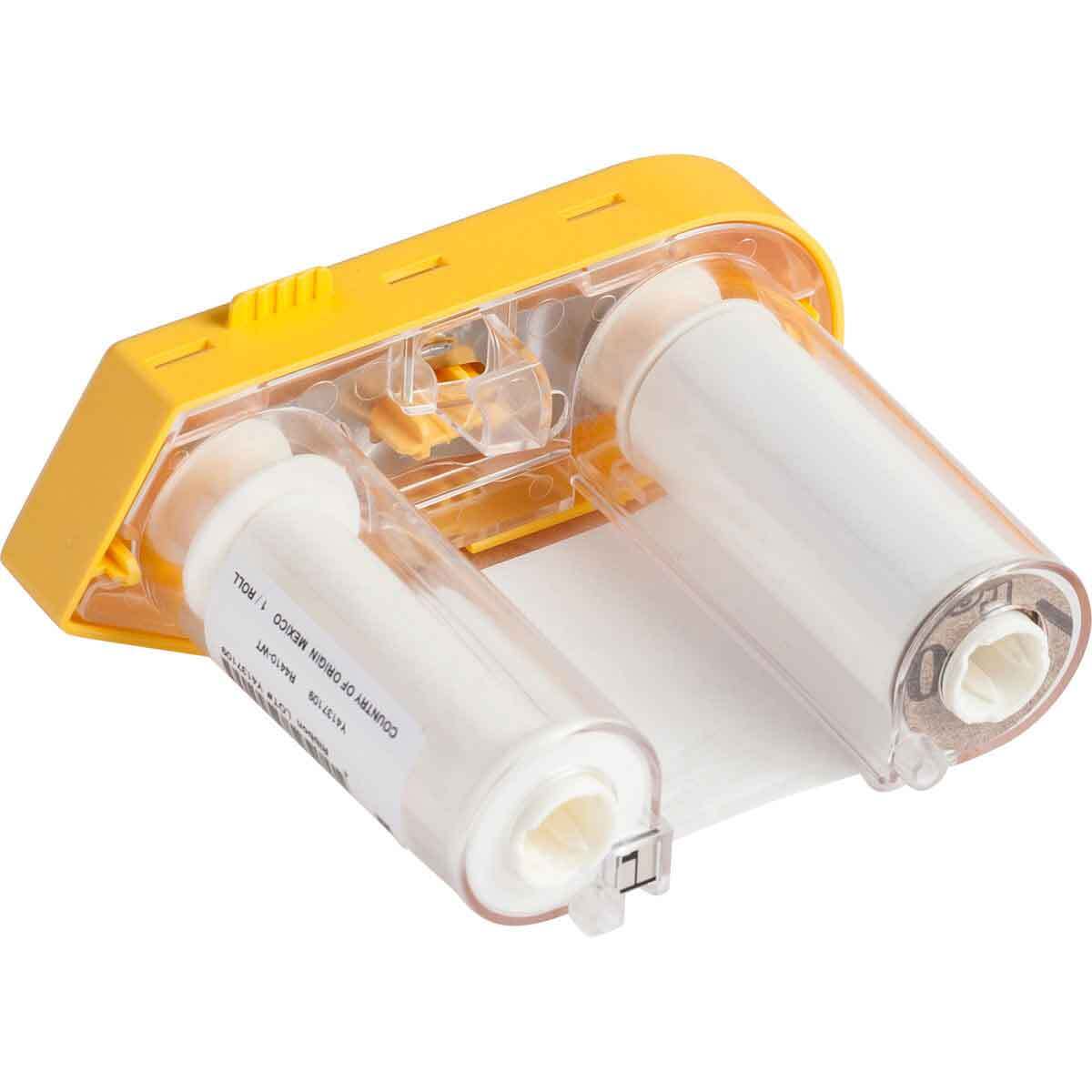 M61-R4410-WT R4400 1-Color Printer Ribbon, 75 ft L 2 in W, Resin, White