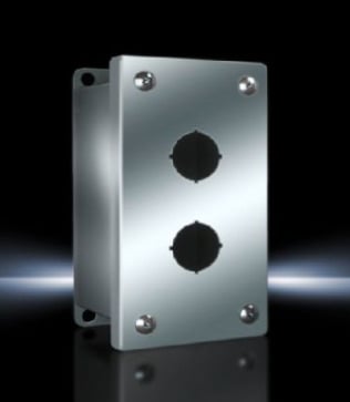 8017716 PB Series Standard Pushbutton Box, 3.2 in W x 2.7 in D, NEMA 4/12/13/4X NEMA Rating, 304 Stainless Steel