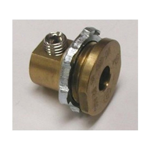 MC-075 Bridgeport Mighty Bond Enclosure Grounding/Bonding Connector, For Use With Enclosure, 3/4 in Trade, Brass, Plain
