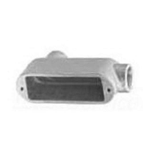 LB19 Unilets Type LB Conduit Outlet Body, 1/2 in Hub, 9, 5 cu-in, Copper Free Aluminum, Natural
