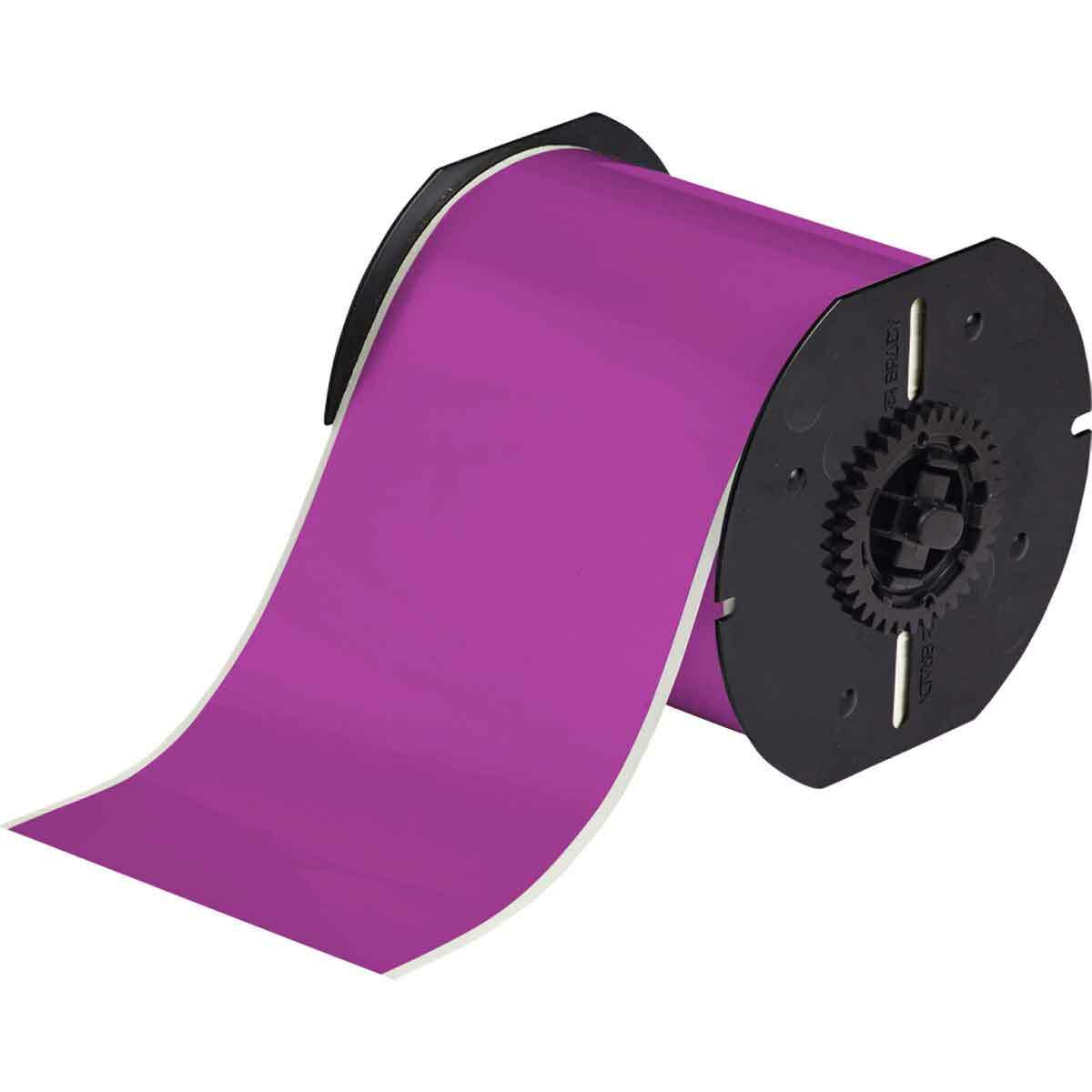 B30C-4000-595-PL B30 Printer Label, 100 ft L x 4 in W, Purple, B-595 Vinyl