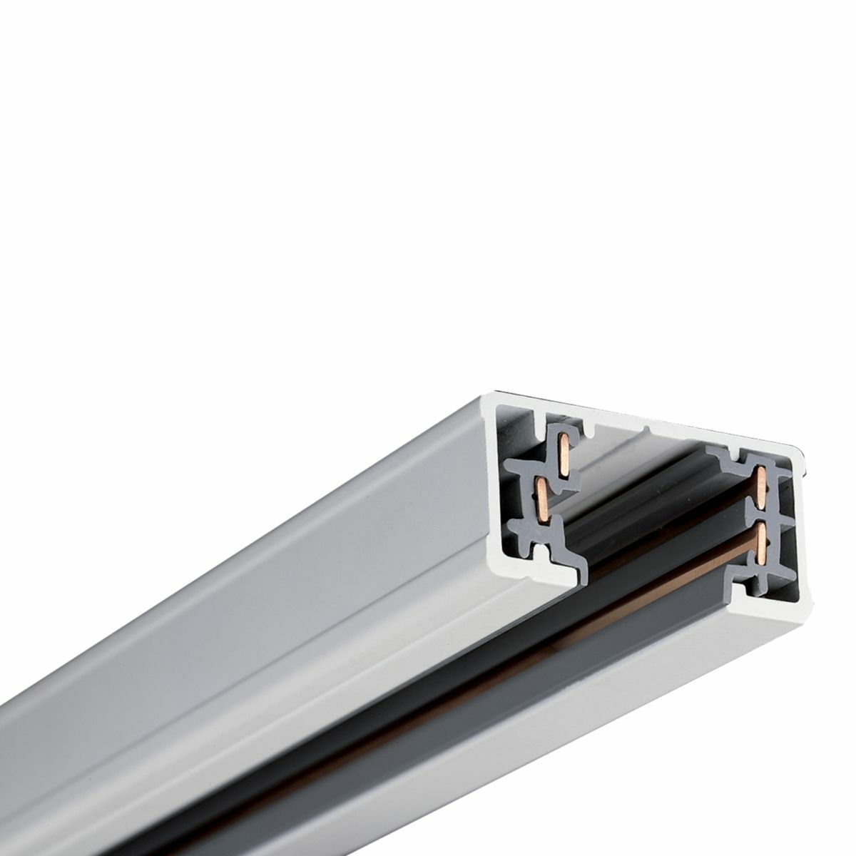 L902MB Halo Lazer Flexible Track Lighting Connector, 1 Circuits, 11-3/4 in L x 1.2 in W, Polycarbonate
