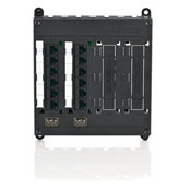 476TM-612 Twist Mount Patch Panel, 12 Ports, CAT 6, Steel