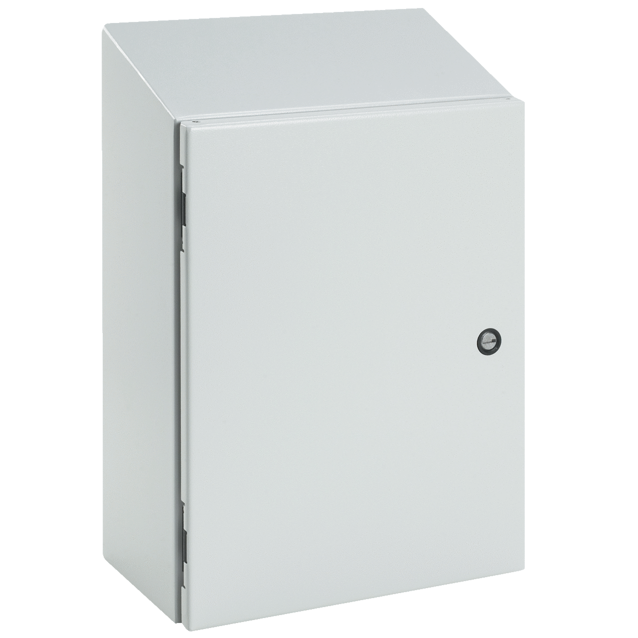 CSD24248ST Concept CW2 1-Door Sloped Top Enclosure, 24 in L x 24 in W x 8 in D, NEMA 4 NEMA Rating, Steel
