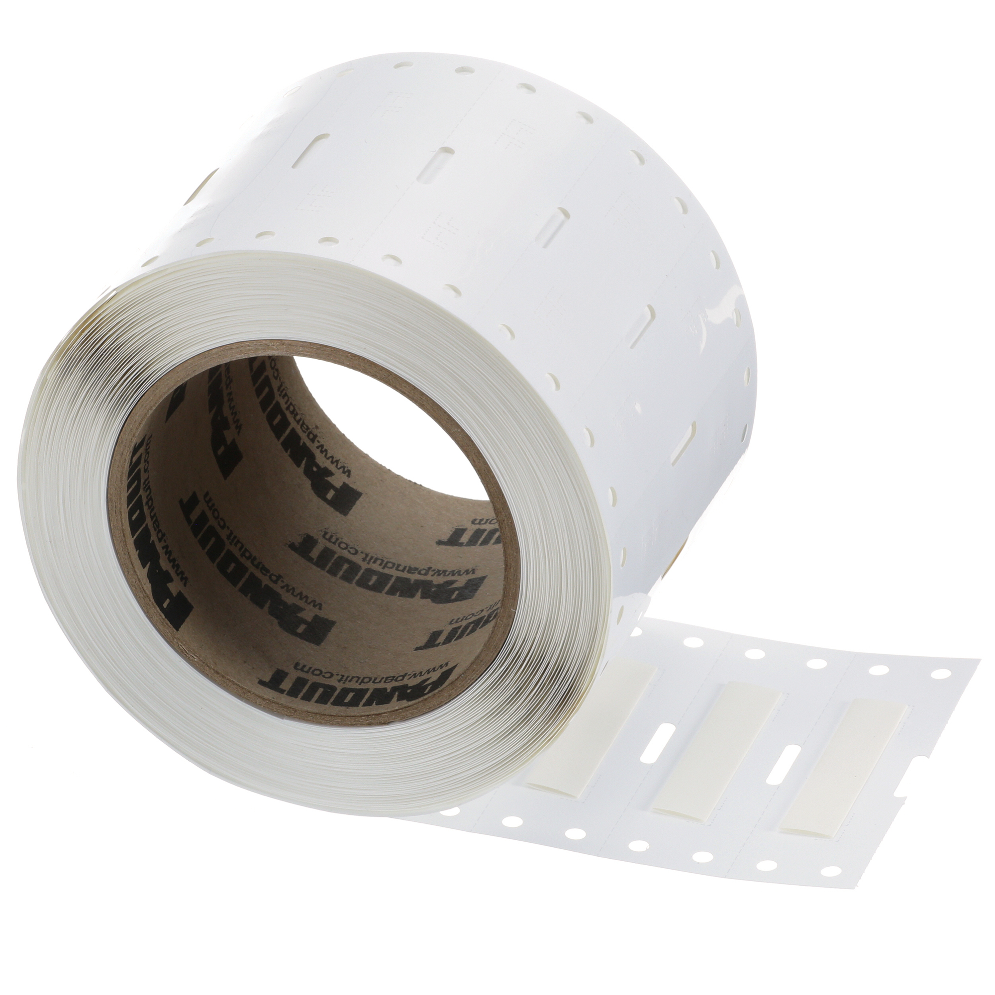 H200X044H1T Pan-Code 1-Sided Military Grade Thermal Transfer Heat Shrink Label, 16 to 10 AWG Wire, White Marker, Polyolefin