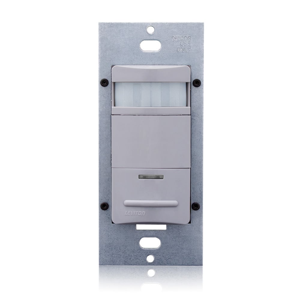 ODS15-IDG 1-Pole Low-Profile Photocell Controlled Single Relay Occupancy Sensor With Self-Adaptive Technology, PIR Sensor, 2100 ft Coverage, 180 deg Viewing