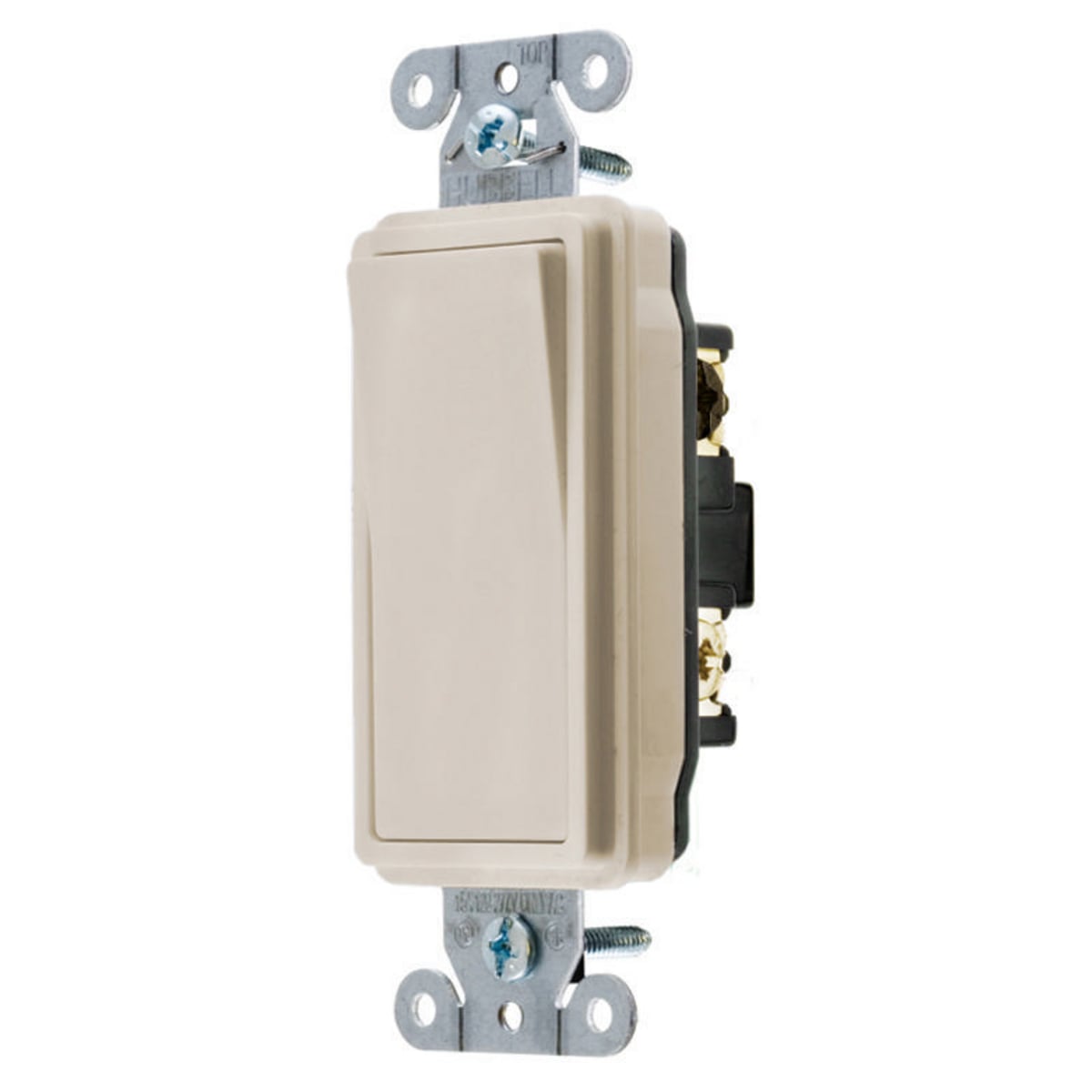 DS315LA 3-Way General Purpose Standard Specification Grade AC Decorator Switch, 120/277 VAC, 15 A, 4155 W Power Rating, 2-Position Contact