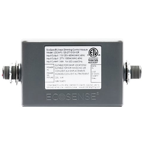 PE500-D0E Dimming Control Reverse Phase Power Extender, 120/277 V AC, 7 mA, 60 Hz, For Use With Illumatech IP710, Renoir II AWSMT-7, Decora Digital, Provolt Photocells, Provolt Room Controller and GreenMax Dimming Relays, Polycarbonate