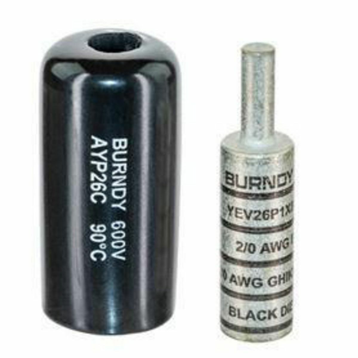 YEV26P1X84FX YEV Connector Compression Pin Adapter, 0.29 in Dia Pin, Black