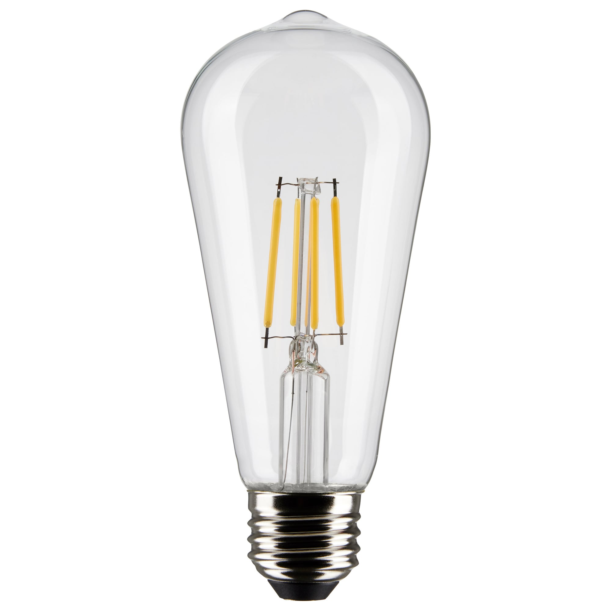 S21360 Bulb, 5 W, 40 W Incandescent Equivalent, E26 Lamp Base, ST19 Shape, 425 Lumens