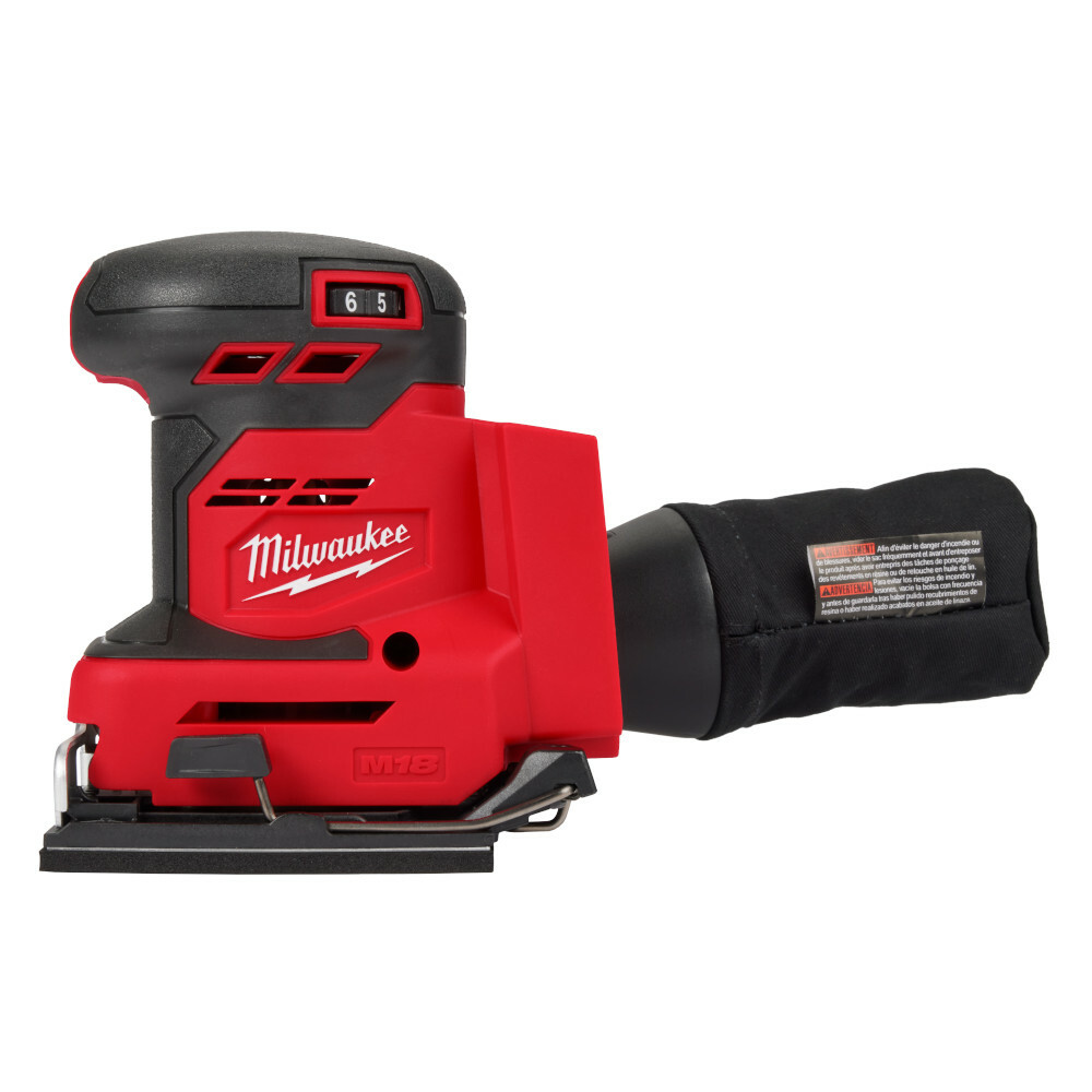2649-20 Sheet Sander, 1.6 mm Dia Wheel, 18 V, 11,000 to 13,000, Li-Ion Battery, Red, Black