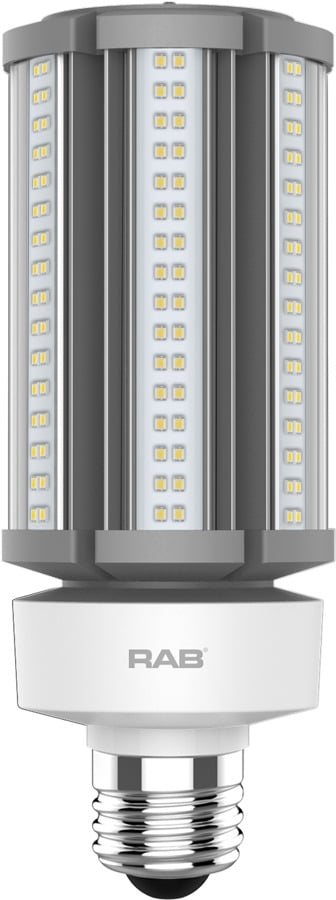 HID-45-E26-840-BYP-PT Type B Universal HID LED Replacement Lamp, 45 W, E26 Lamp, Post Shape, 6800 Lumens