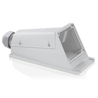 BB125-A Watertight Pin and Sleeve Back Box, For Use With WX125 Series 125 A Flush Receptacle, Polybutylene Terephthalate/Thermoplastic Polyester Resin
