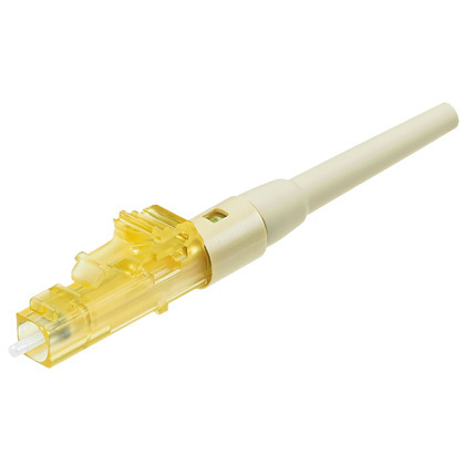 OptiCam LC Simplex, 62.5m OM1, with Electric Ivory Boot
