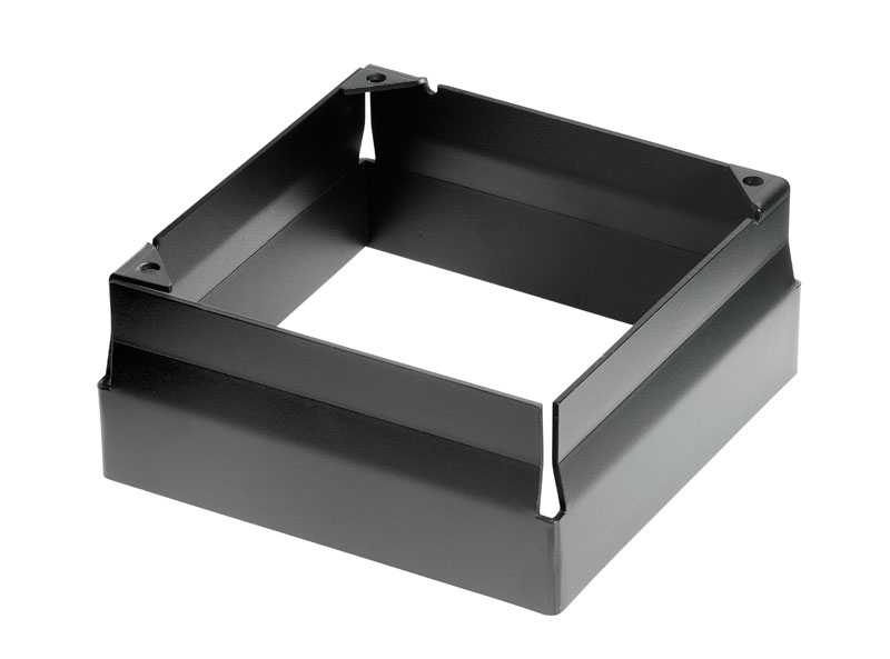 CTA3SQ/125 1-Piece Square Ceiling Adaptor, For Use With 7/8 to 1-1/4 in THK Ceiling New Construction Housing, 3 in Aperture