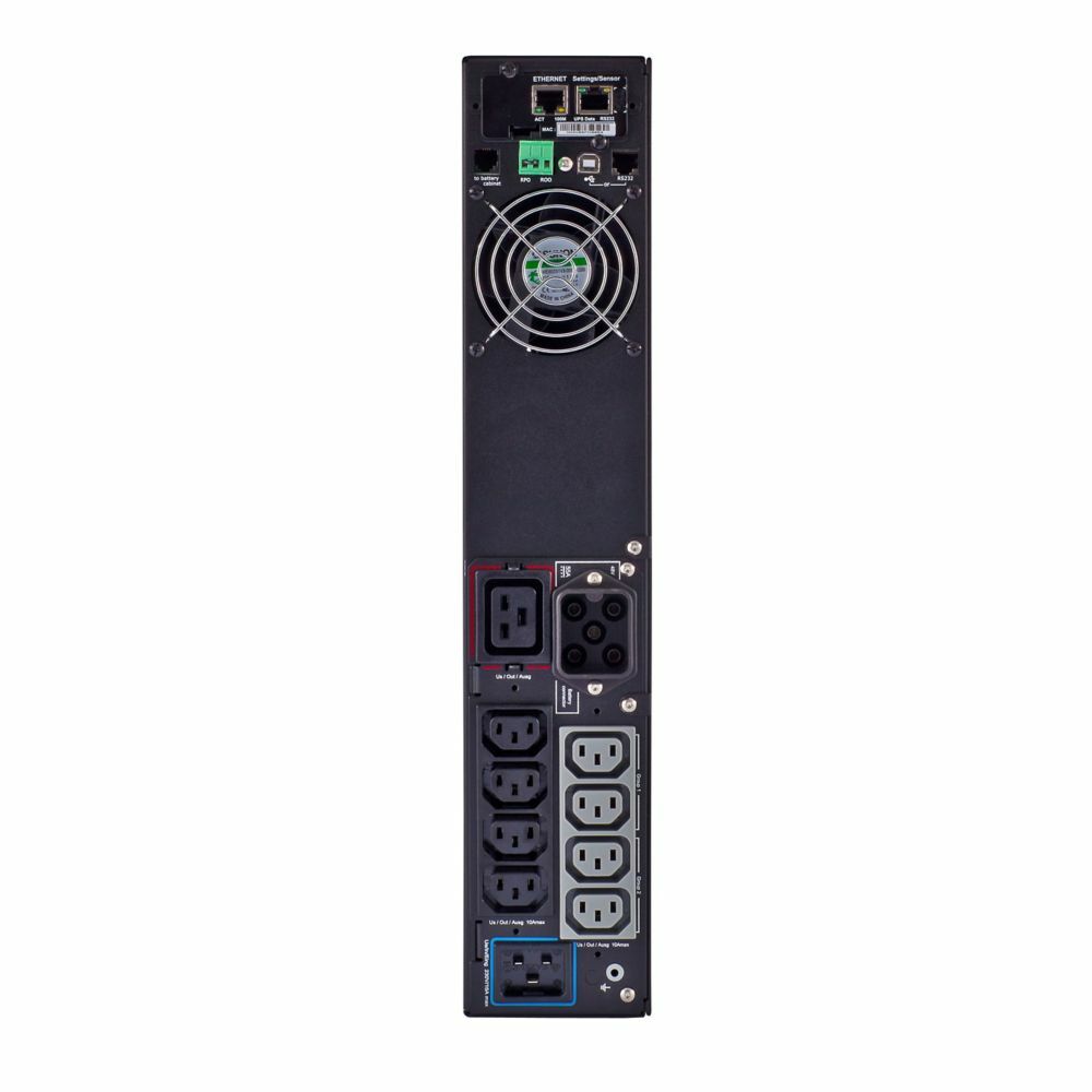 5PX2200IRT Uninterruptible Power Supply, 160 to 294 V AC Input, 230 VAC Output, 1980 W Power Rating, 3/7 min Backup