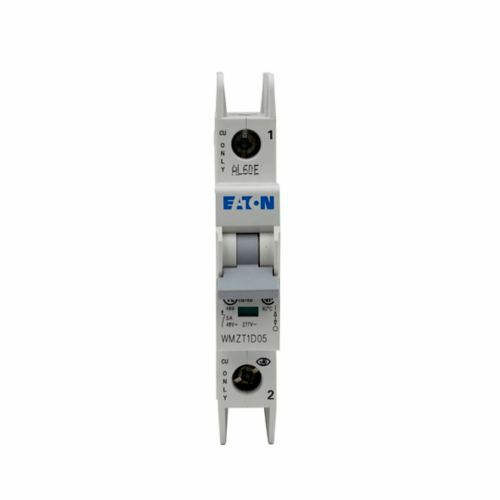 WMZT1D06 Current Limiting Miniature Circuit Breaker, 277/480 V AC, 6 A, 10/15 kA Interrupt, 1 Poles, Thermal Magnetic Trip