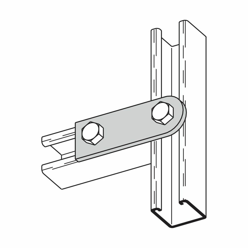 B138ZN Electro-Plated Swivel Plate, Steel