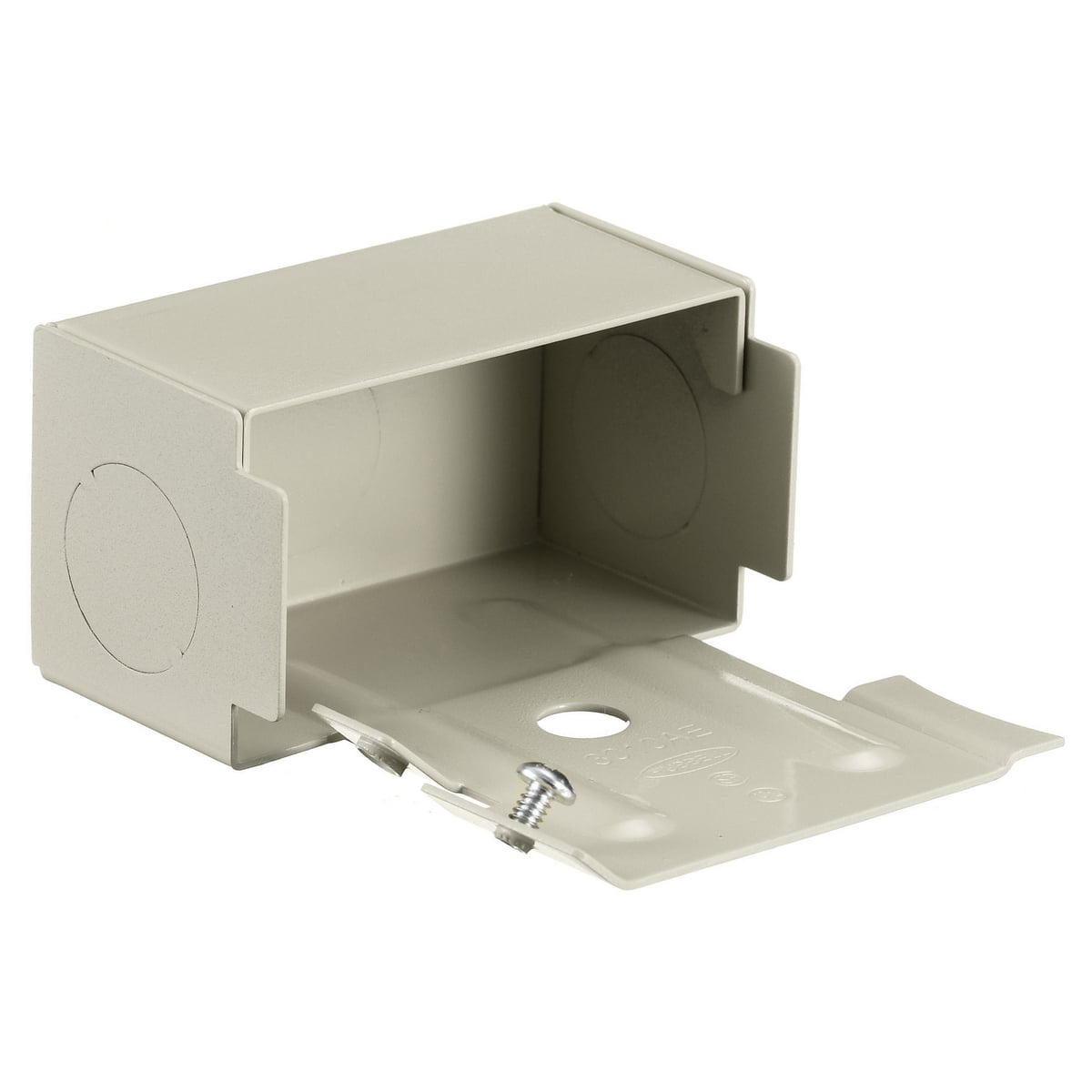 HBL3010AEIV HBL3000 Standard Entrance Fitting, For Use With HBL3000 Series Metal Raceway, Roll Formed Steel, Ivory