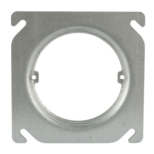 401-CS Steel City Square Box Ring, 4 in L x 4 in W, Steel, 1/4 in Raised